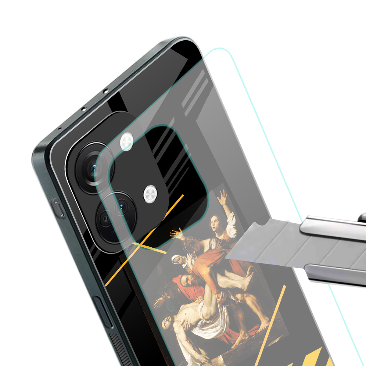 the entombment back phone cover | glass case for oneplus nord 3
