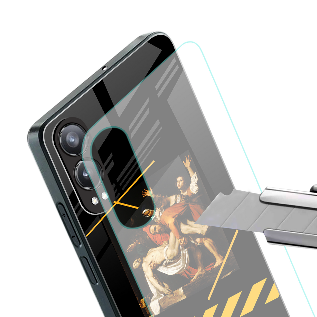 the entombment back phone cover | glass case for oneplus nord ce 4 lite