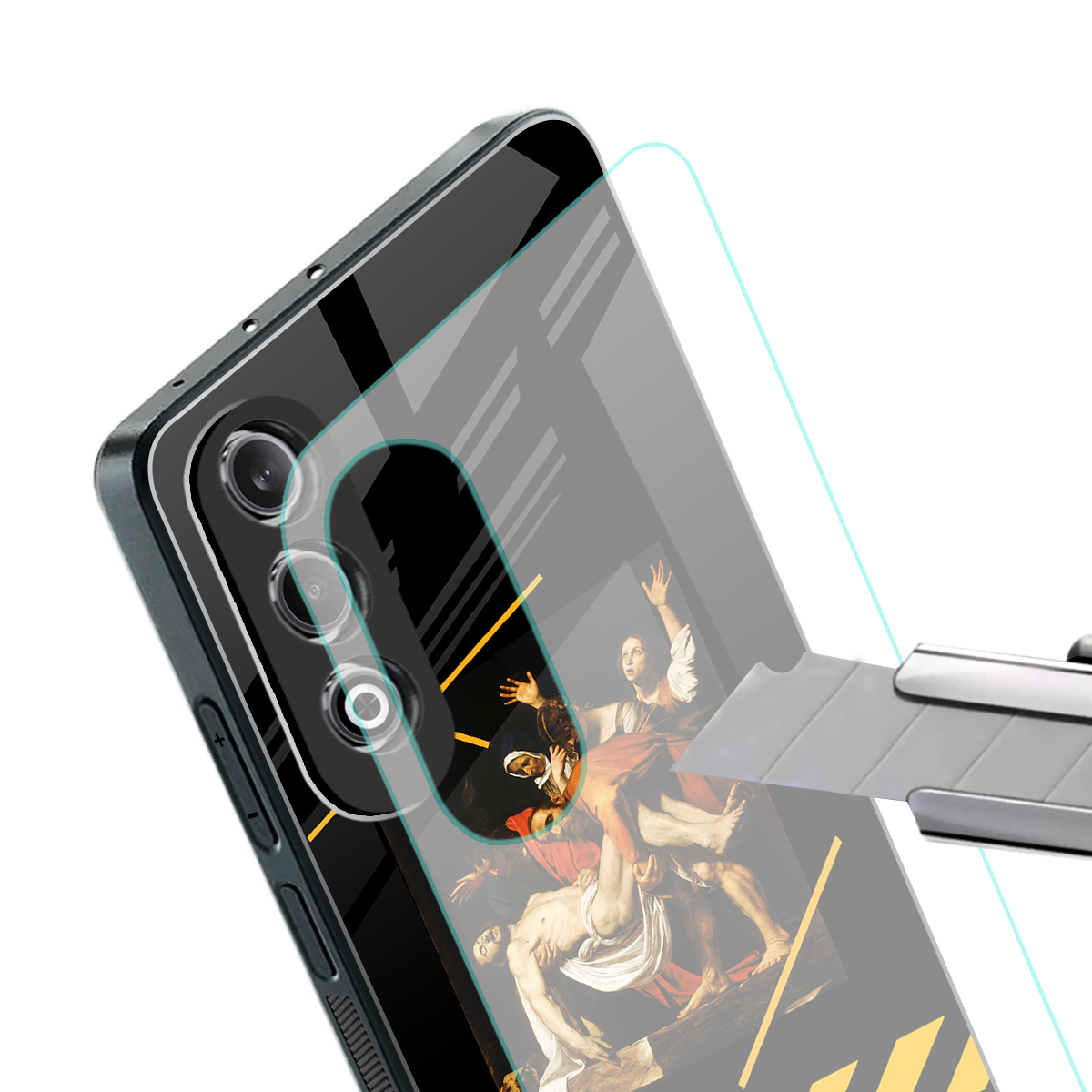 the entombment back phone cover | glass case for oneplus nord ce 4
