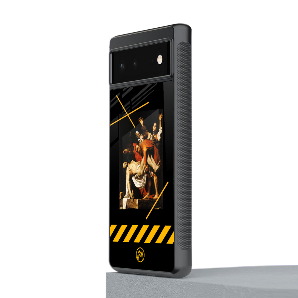 the entombment back phone cover | glass case for google pixel 6