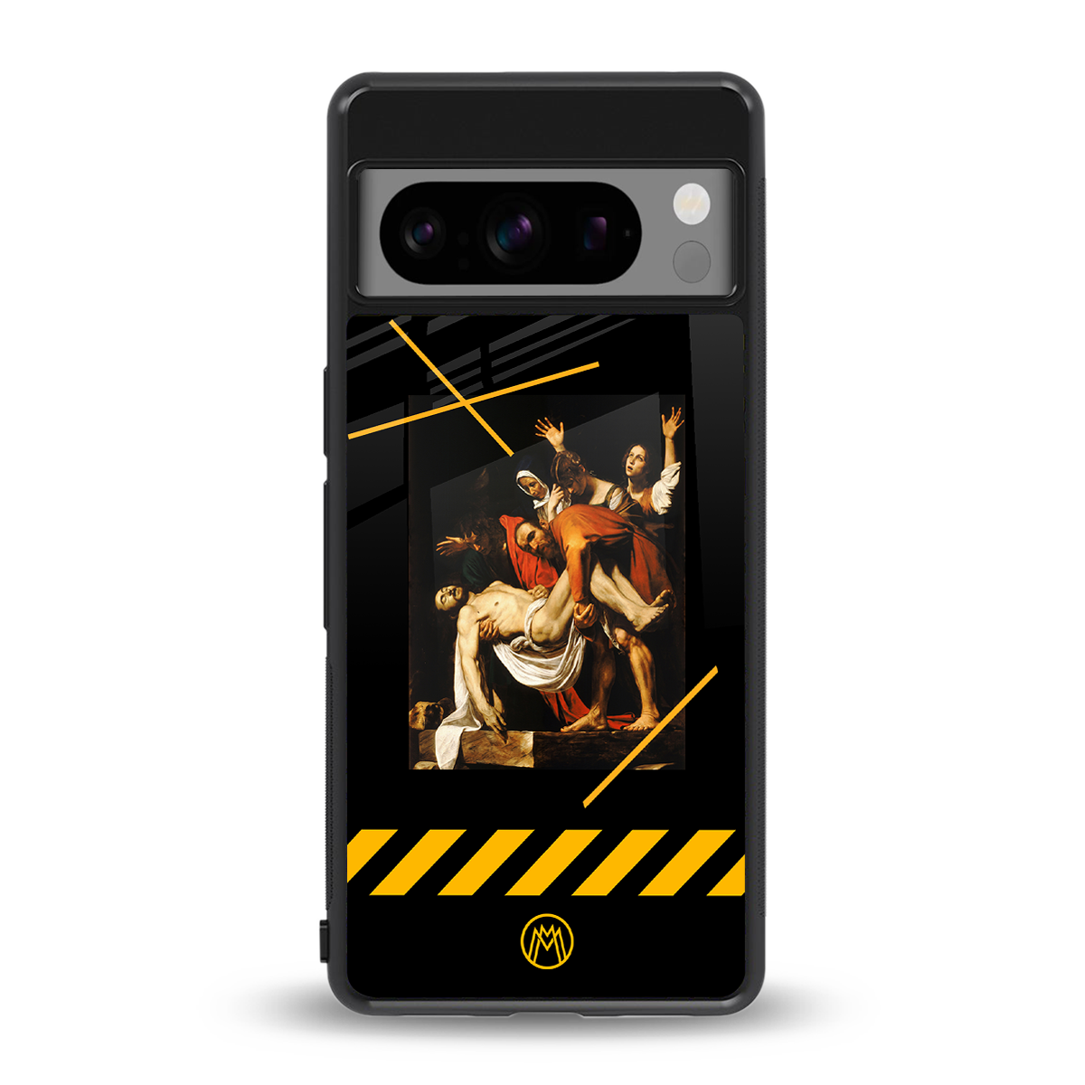 the entombment back phone cover | glass case for google pixel 8 pro