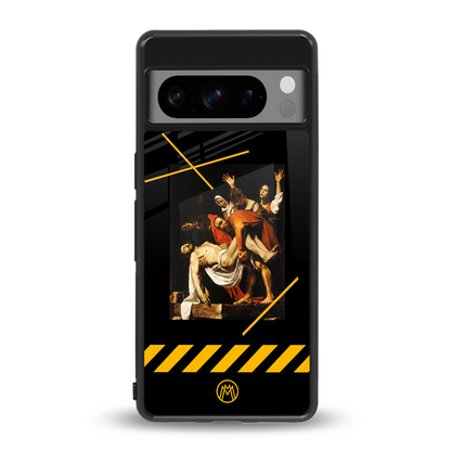 the entombment back phone cover | glass case for google pixel 8 pro