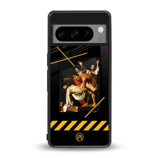 the entombment back phone cover | glass case for google pixel 8 pro