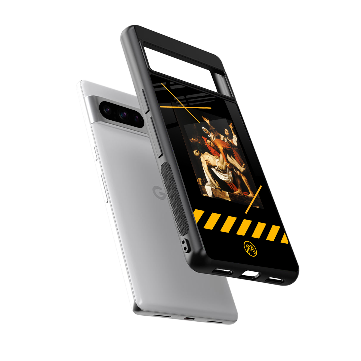 the entombment back phone cover | glass case for google pixel 8 pro