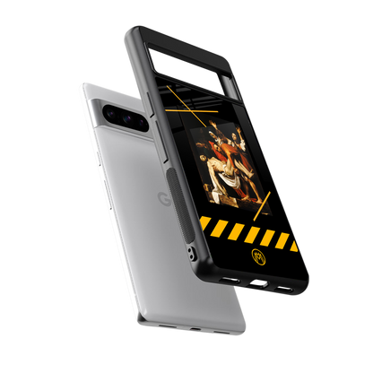 the entombment back phone cover | glass case for google pixel 8 pro