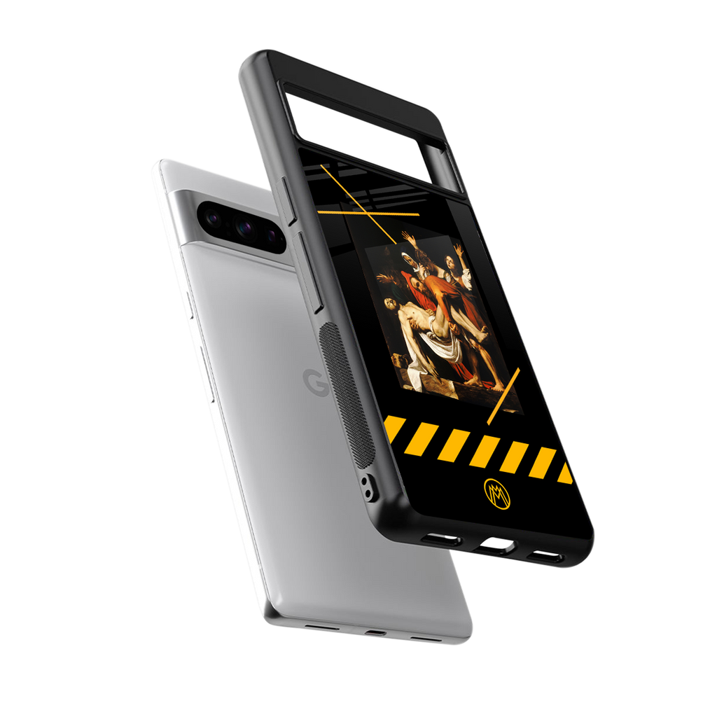 the entombment back phone cover | glass case for google pixel 8 pro