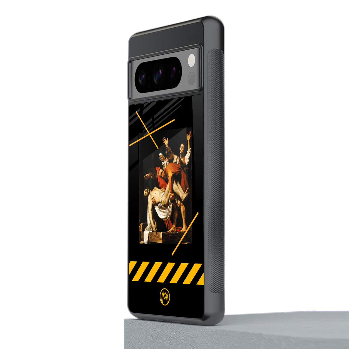 the entombment back phone cover | glass case for google pixel 8 pro