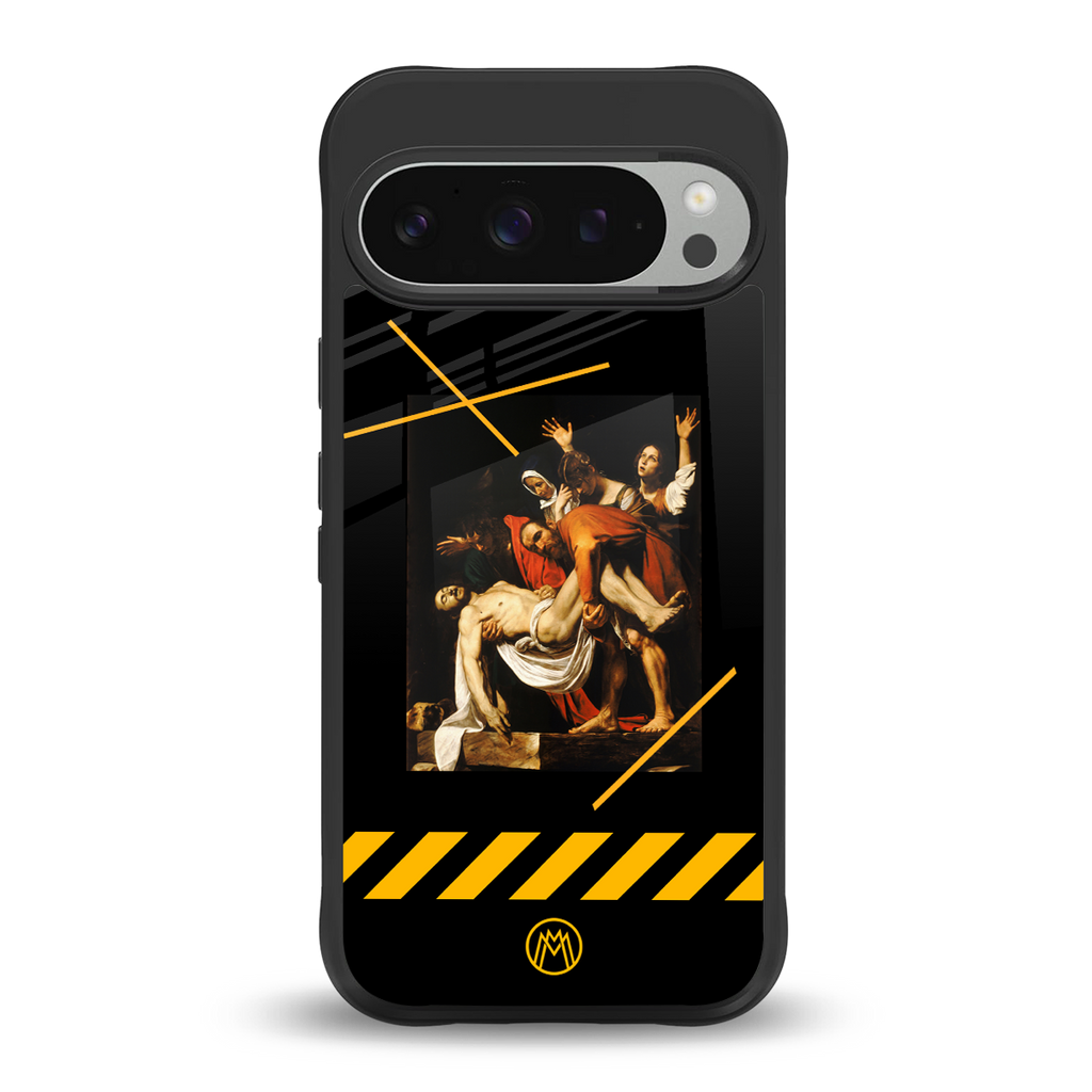 the entombment back phone cover | glass case for google pixel 9 pro xl