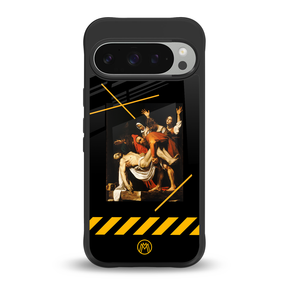 the entombment back phone cover | glass case for google pixel 9 pro xl