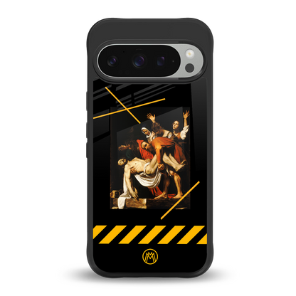 the entombment back phone cover | glass case for google pixel 9 pro xl
