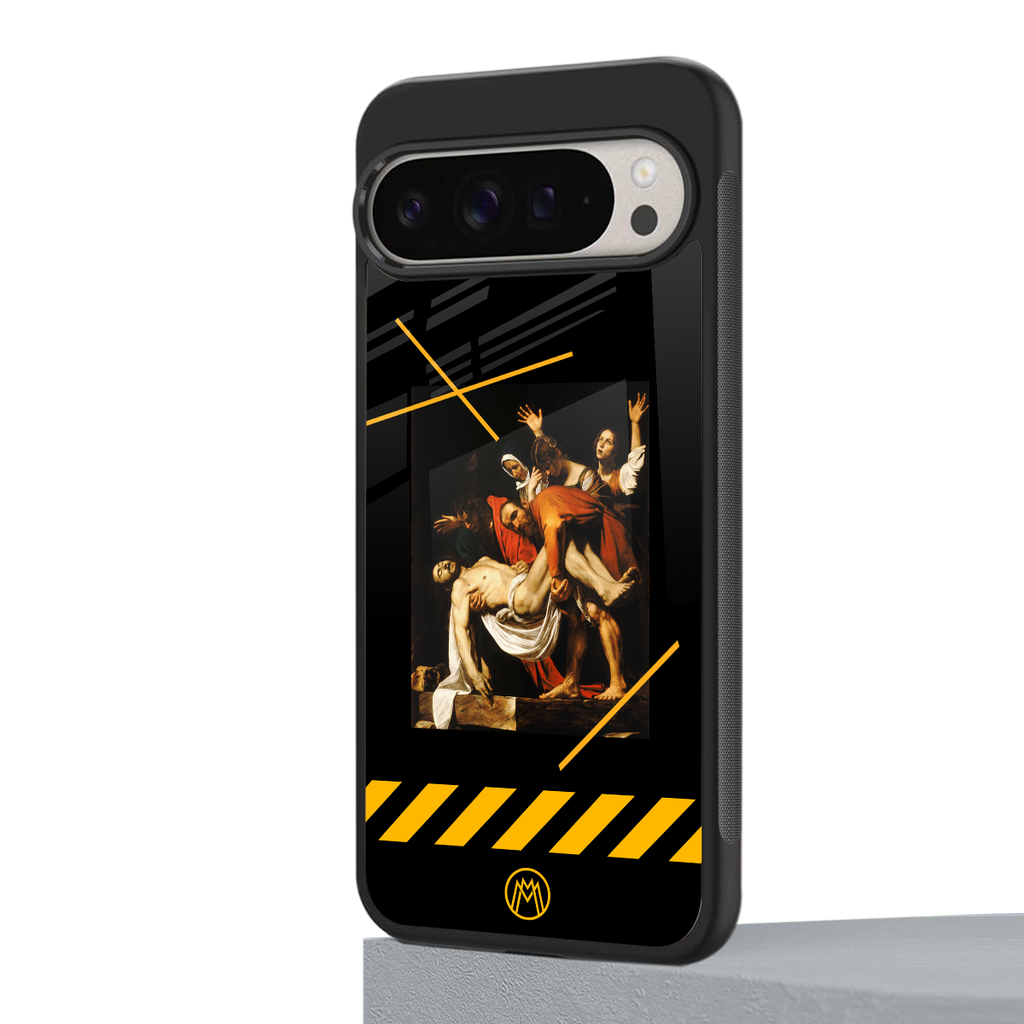 the entombment back phone cover | glass case for google pixel 9 pro