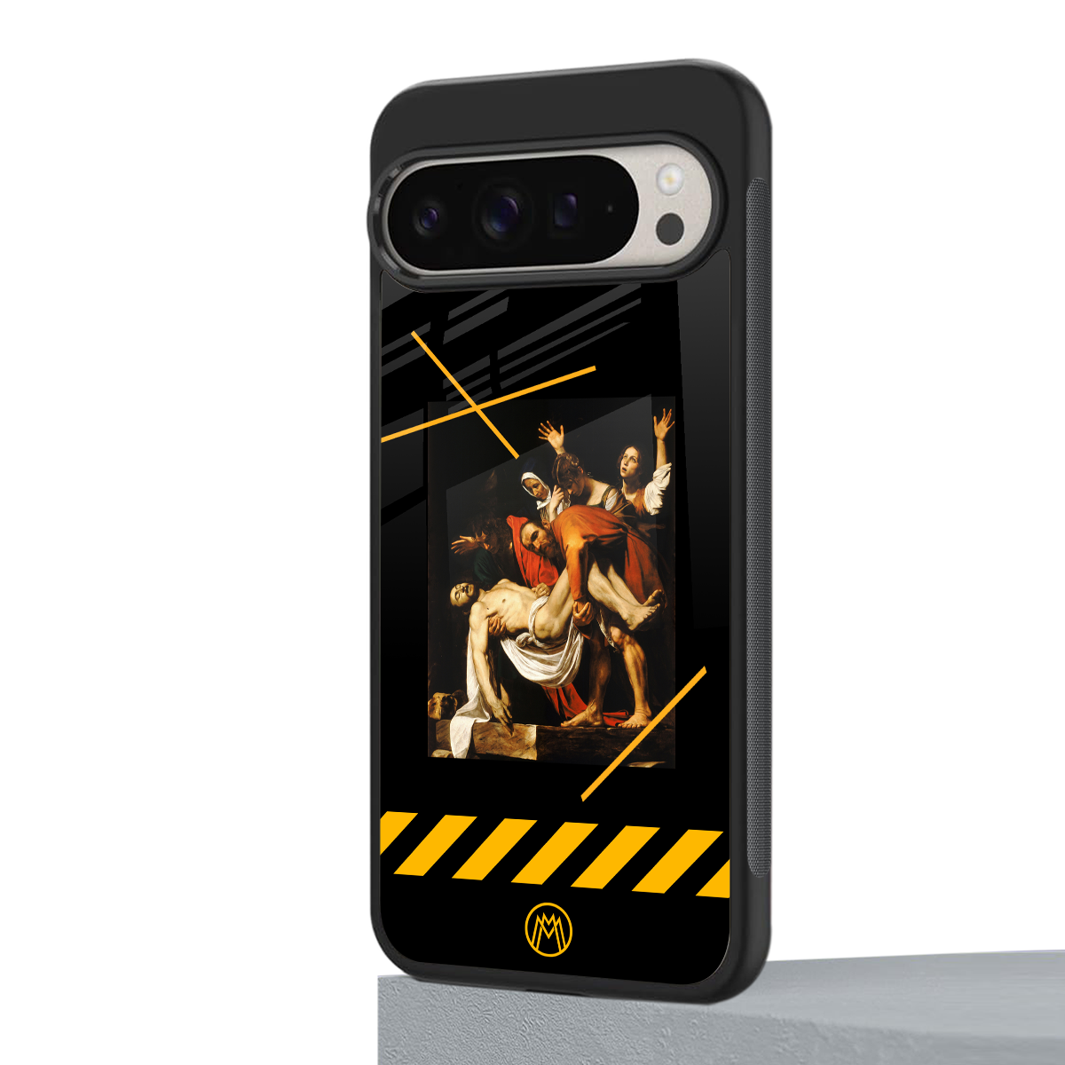the entombment back phone cover | glass case for google pixel 9 pro xl
