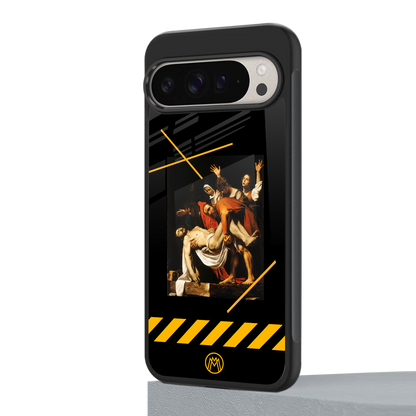 the entombment back phone cover | glass case for google pixel 9 pro xl