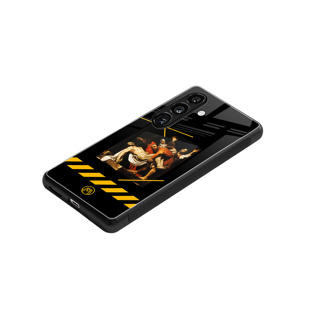 the entombment back phone cover | glass case for samsung galaxy s25 plus