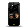 the eyes chico, they never lie movie quote back phone cover | glass case for iphone 16 plus
