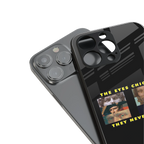 the eyes chico, they never lie movie quote back phone cover | glass case for iphone 15