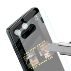the eyes chico, they never lie movie quote back phone cover | glass case for oneplus nord 4