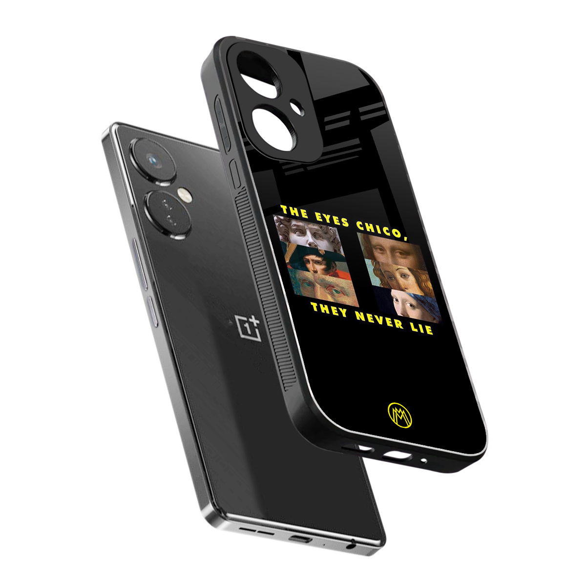 the eyes chico, they never lie movie quote back phone cover | glass case for oneplus nord ce 3