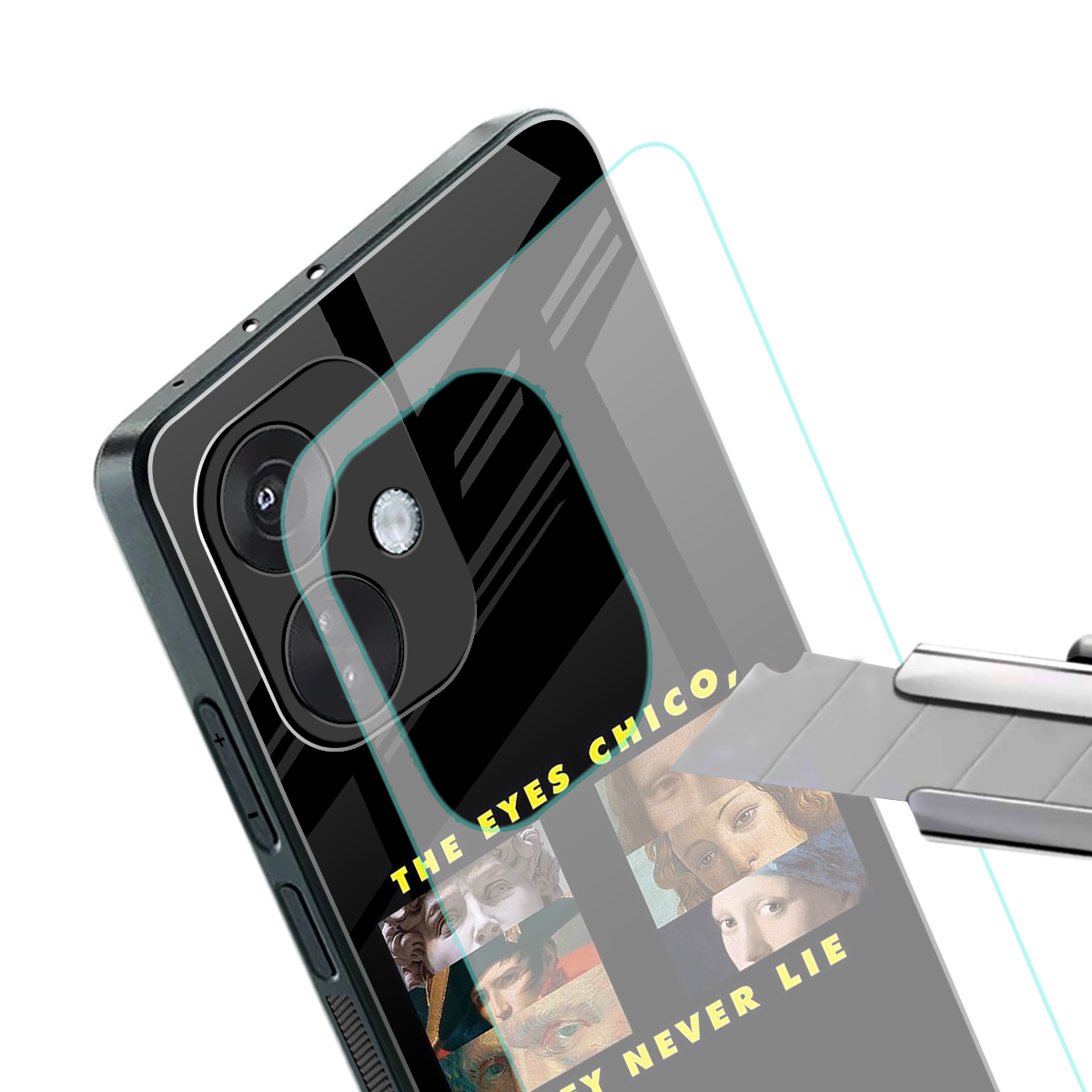 the eyes chico, they never lie movie quote back phone cover | glass case for oneplus nord ce 3