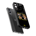 the eyes chico, they never lie movie quote back phone cover | glass case for oneplus nord ce 4 lite