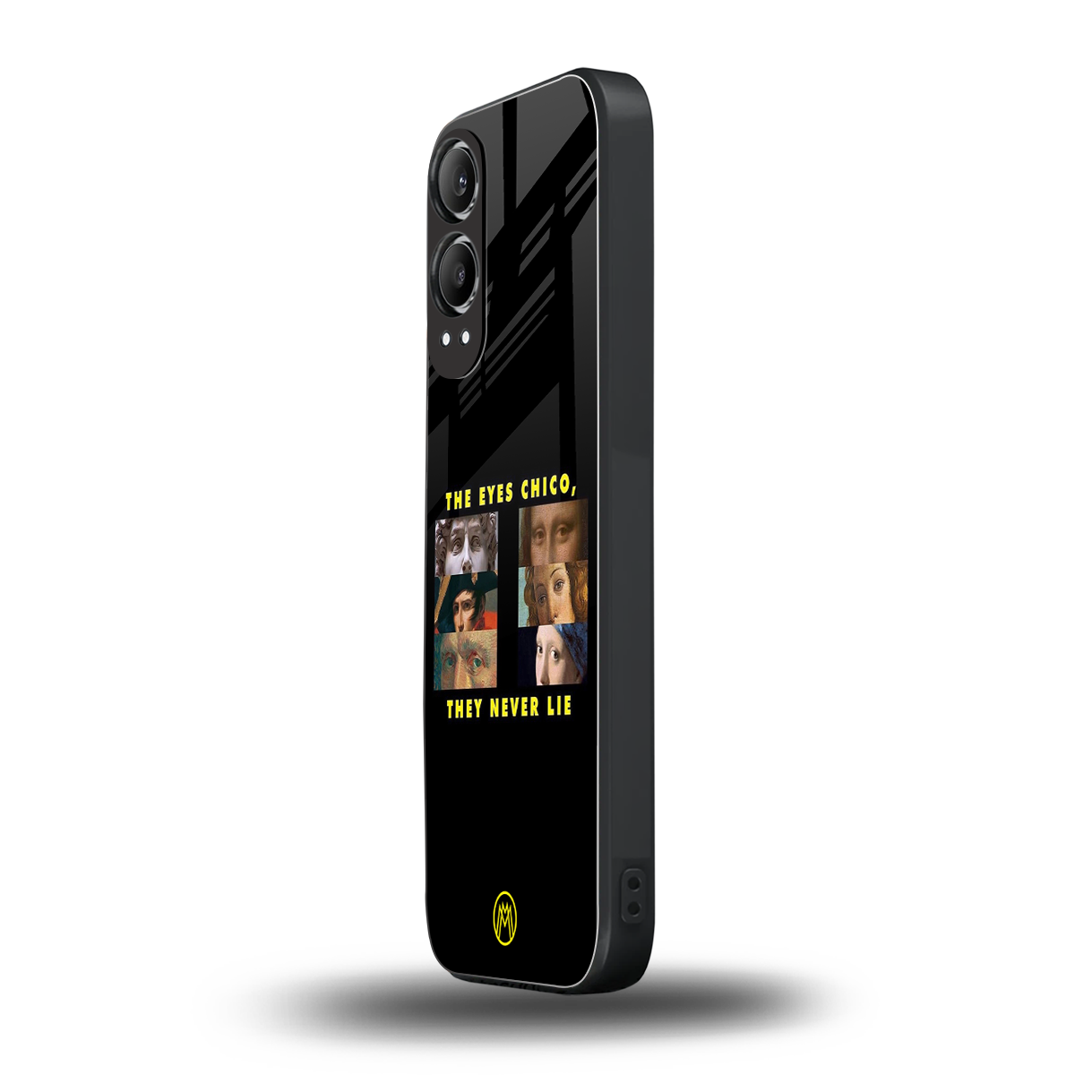 the eyes chico, they never lie movie quote back phone cover | glass case for oneplus nord ce 4 lite