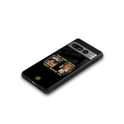 the eyes chico, they never lie movie quote back phone cover | glass case for google pixel 7 pro