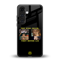 the eyes chico, they never lie movie quote back phone cover | glass case for samsung galaxy s24 plus