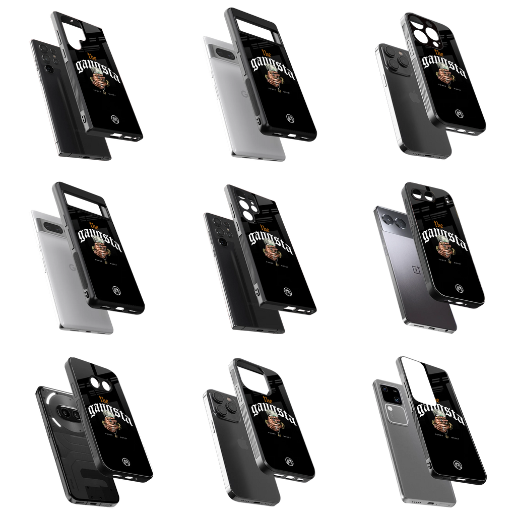 Durable Glass Back Mobile Case for iPhone, Samsung, OnePlus, Google Pixel, Redmi, Vivo, Oppo