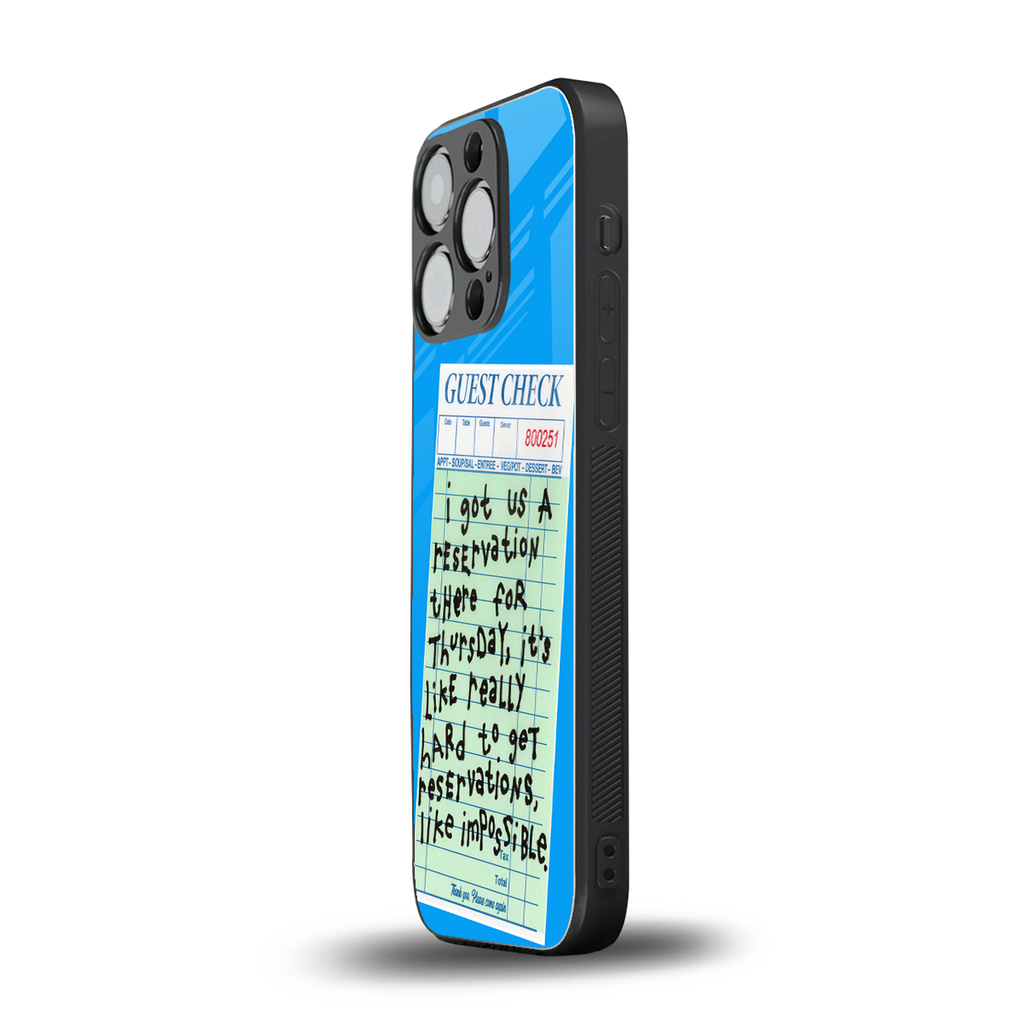 the reservation back phone cover | glass case for iphone 13 pro