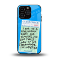 the reservation back phone cover | glass case for iphone 14 pro