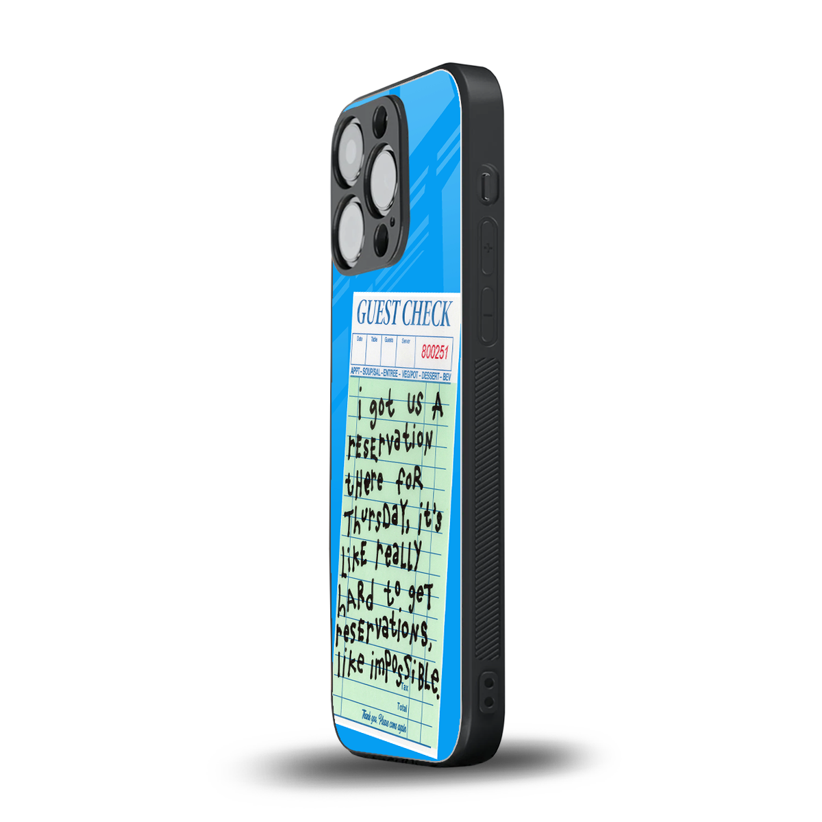 the reservation back phone cover | glass case for iphone 14 pro