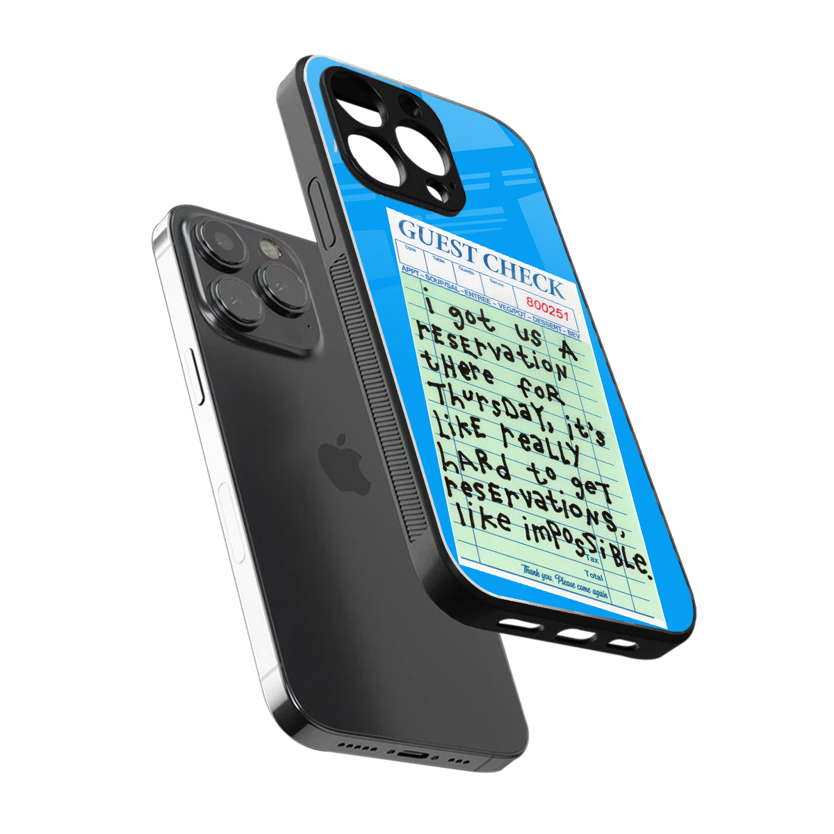 the reservation back phone cover | glass case for iphone 14 pro