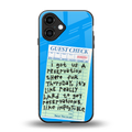 the reservation back phone cover | glass case for iphone 16