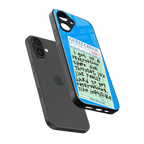 the reservation back phone cover | glass case for iphone 16