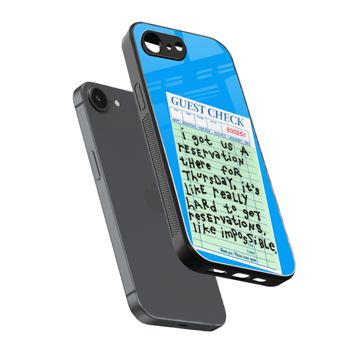 the reservation back phone cover | glass case for iphone 16e