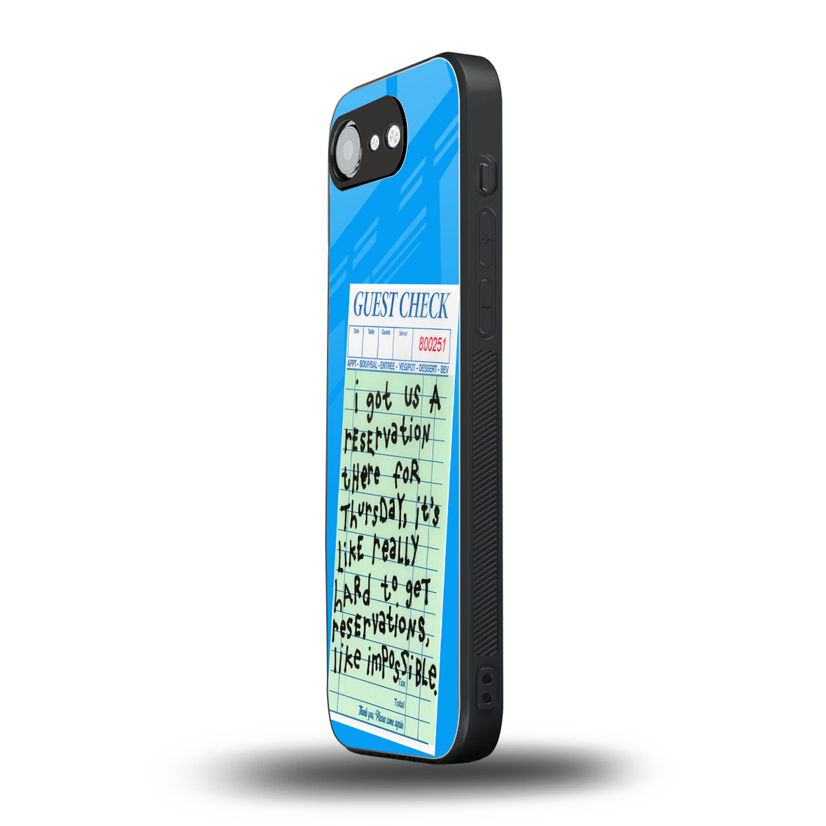 the reservation back phone cover | glass case for iphone 16e