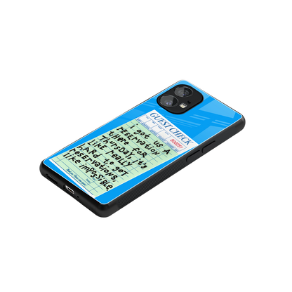 the reservation back phone cover | glass case for nothing phone 1