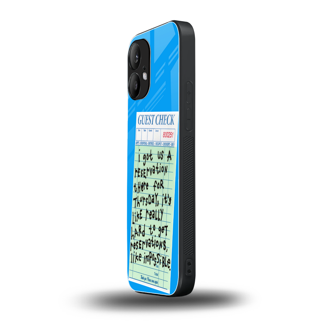 the reservation back phone cover | glass case for nothing phone 2