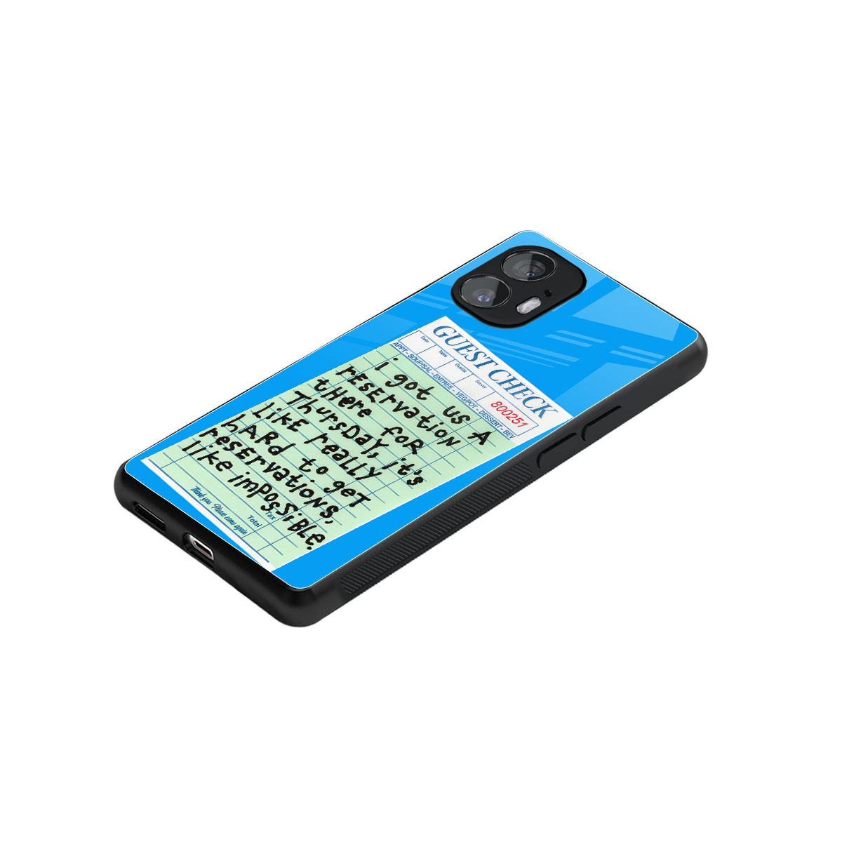 the reservation back phone cover | glass case for nothing phone 2