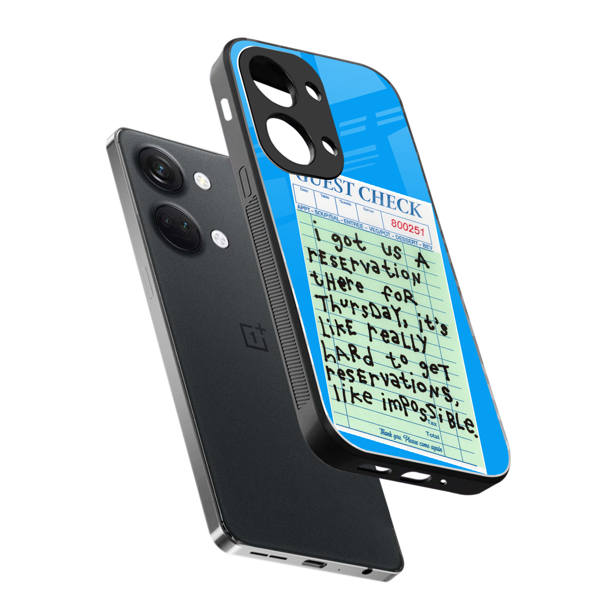 the reservation back phone cover | glass case for oneplus nord 3