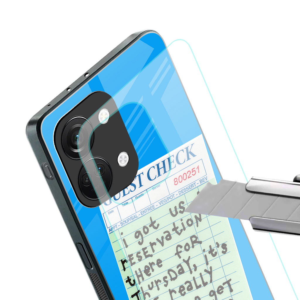 the reservation back phone cover | glass case for oneplus nord 3