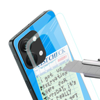 the reservation back phone cover | glass case for oneplus nord 3