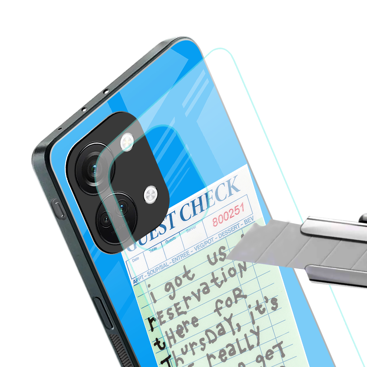 the reservation back phone cover | glass case for oneplus nord 3