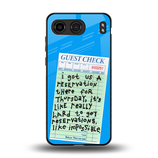 the reservation back phone cover | glass case for oneplus nord 4