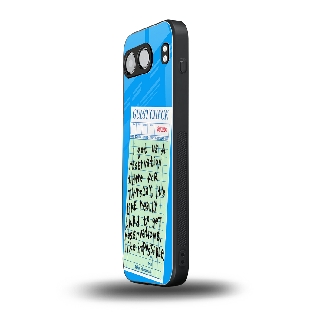 the reservation back phone cover | glass case for oneplus nord 4