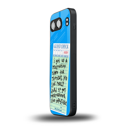 the reservation back phone cover | glass case for oneplus nord 4