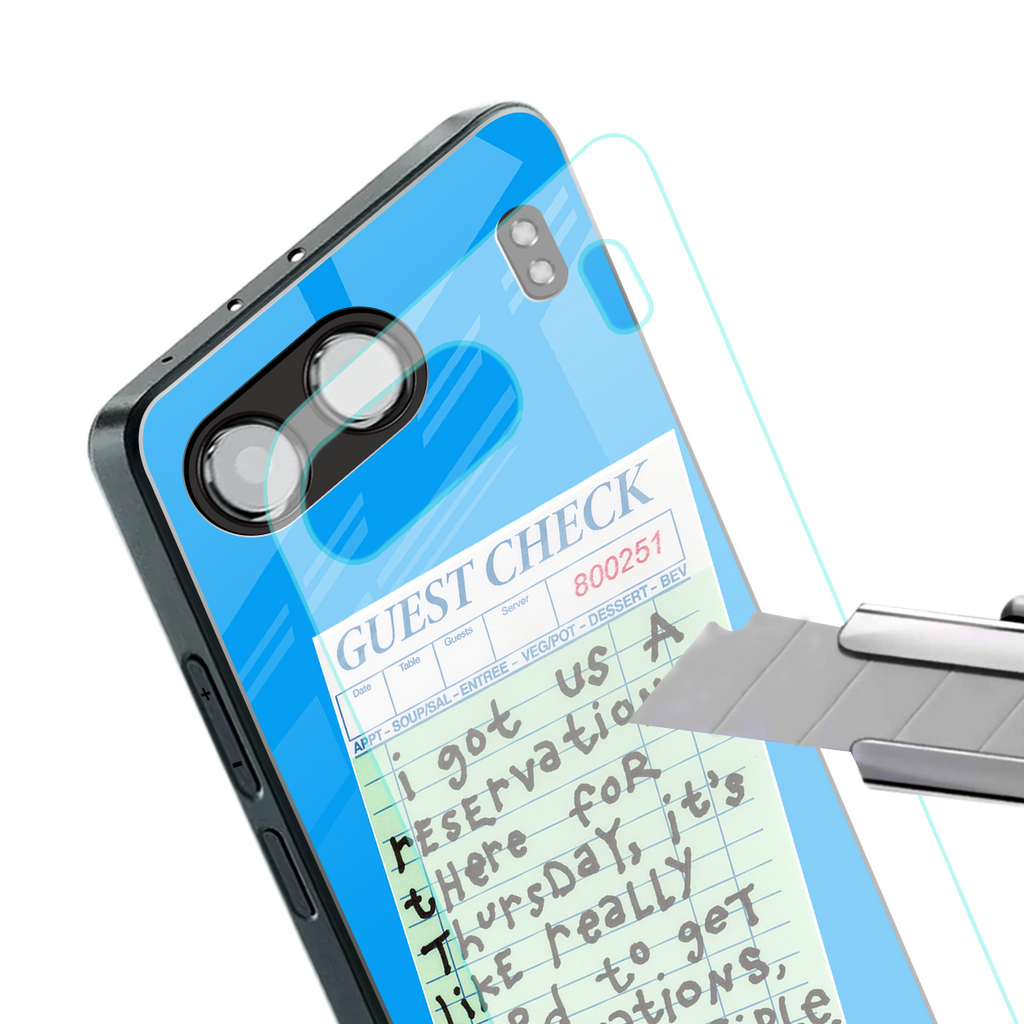 the reservation back phone cover | glass case for oneplus nord 4