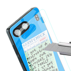 the reservation back phone cover | glass case for oneplus nord 4