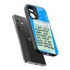 the reservation back phone cover | glass case for oneplus nord ce 3