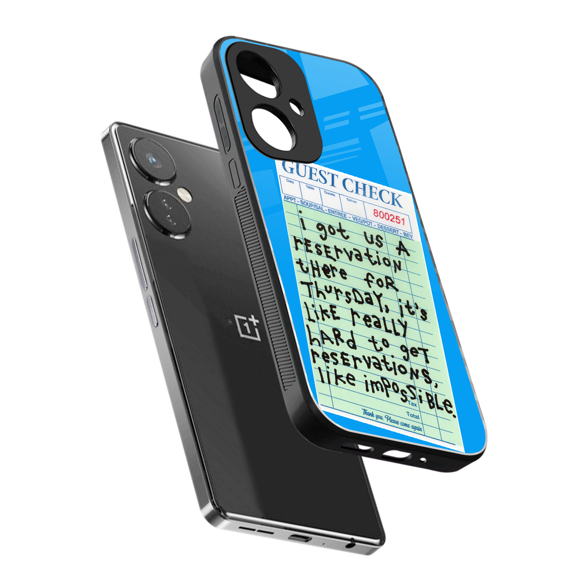 the reservation back phone cover | glass case for oneplus nord ce 3